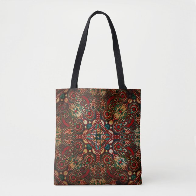 Traditioneller Grunge mit Blumenpfeife Tasche (Vorderseite)