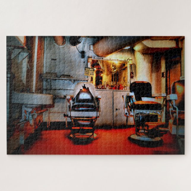 Traditioneller Herrenfriseur (Horizontal)