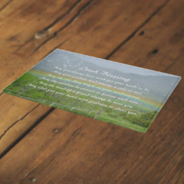 Traditioneller Irish Blessing Valley Regenbogen Schneidebrett