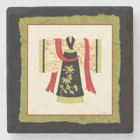 Traditioneller japanischer Kimono mit Blumendruck