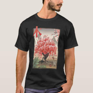 Traditioneller japanischer Sakura-Tree T-Shirt