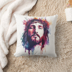 Traditioneller katholischer Kissen-Jesus Christus  Kissen