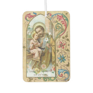 Traditioneller Katholischer St- Josephbaby-Jesuss Autolufterfrischer