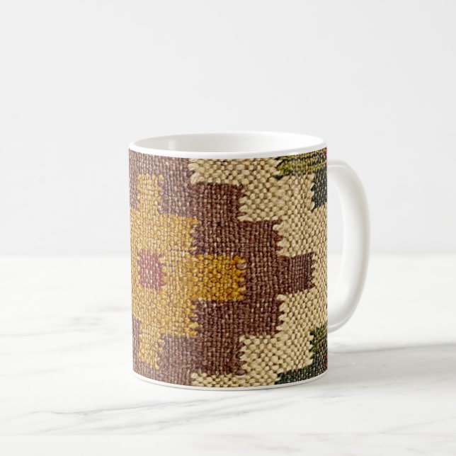Traditioneller Kiliam-Design-Becher Kaffeetasse (VorderseiteRechts)