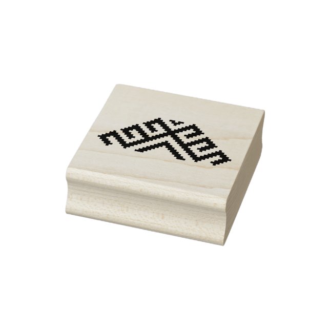 Traditioneller Lettischer Ostsee Nordischer Schild Gummistempel (Stempel)