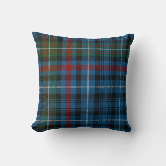 Traditioneller MacDonald Tartan-kariertes Kissen (Vorderseite)