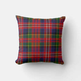 Traditioneller MacPhersontartan-kariertes Kissen