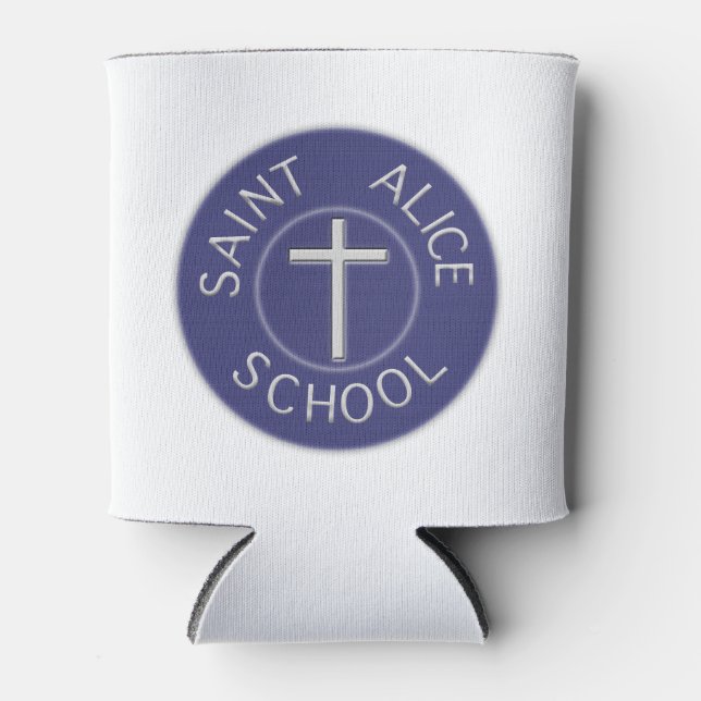 Traditioneller Patch der Saint Alice School Dosenkühler (Vorderseite)