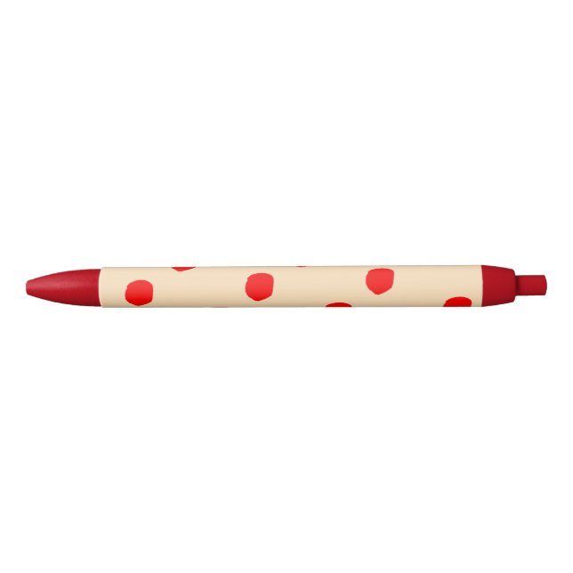 Traditioneller Polka dots Pen Kugelschreiber (Vorderseite)