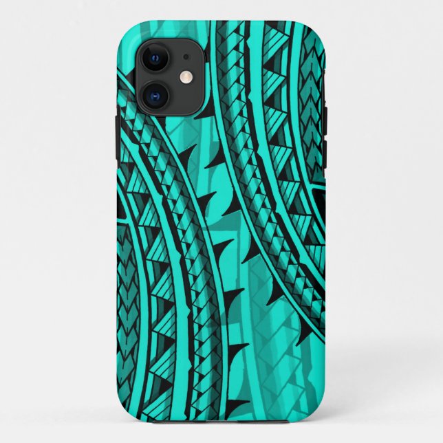 Traditioneller polynesischer Stammes- Case-Mate iPhone Hülle (Rückseite)