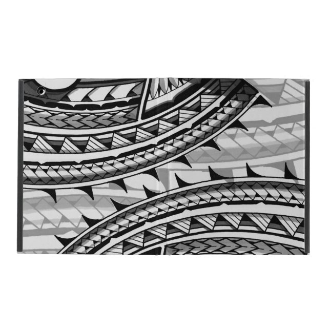 Traditioneller polynesischer Stammes- Schutzhülle Fürs iPad (Vorderseite)