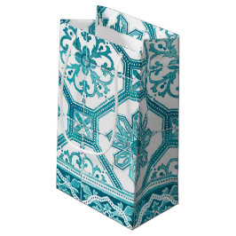 Traditioneller portugiesischer blauer kleine geschenktüte