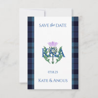 Traditioneller schottischer Tartan Border and This