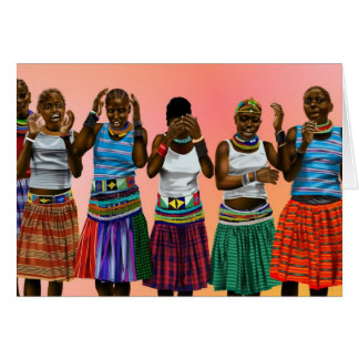 Traditioneller singender Afrikaner