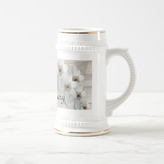Traditioneller Stein für die 2. Hochzeit Bierglas