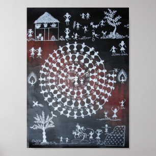 Traditioneller Taarpa-Tanz Poster