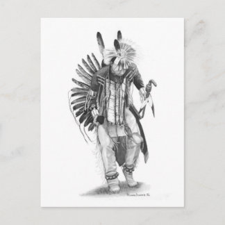 Traditioneller Tänzer Postkarte
