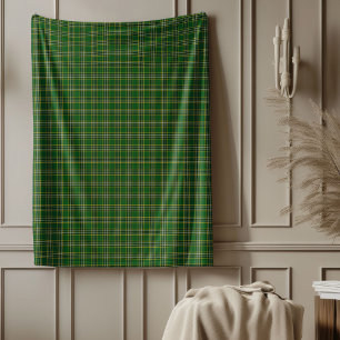 Traditioneller Tartan Throw für Komfort Fleecedecke