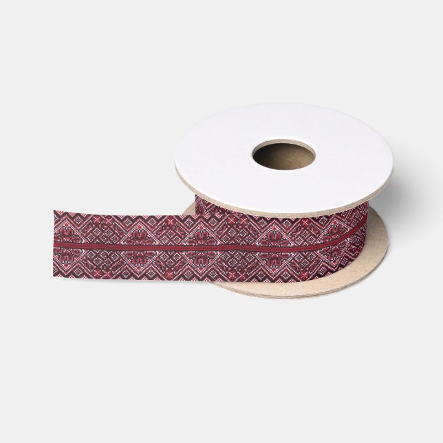 Traditioneller ukrainischer Entwurf Satinband (Spule)