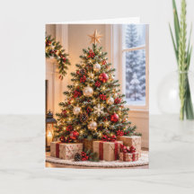 Traditioneller Weihnachtsbaum Frohe Weihnachten