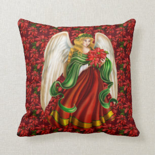 Traditioneller Weihnachtsengel Kissen
