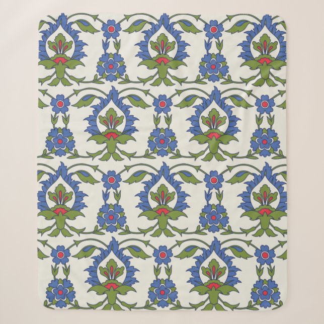 Traditionelles arabisches nahtloses Ornament. Türk Sherpadecke (Vorderseite)