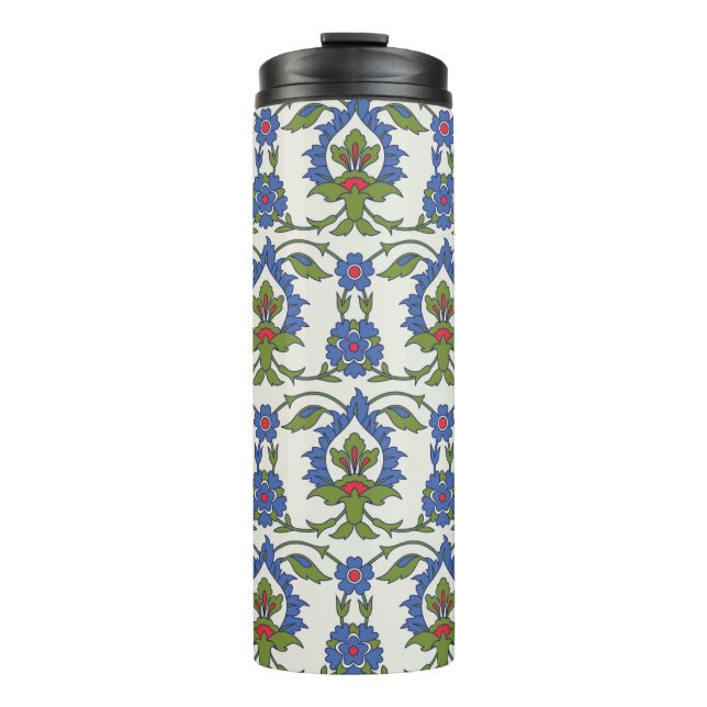 Traditionelles arabisches nahtloses Ornament. Türk Thermosbecher (Vorderseite)