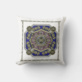 Traditionelles asiatisches Art Deco Kissen