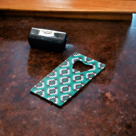 Traditionelles Azteken-Muster Geldbeutel Flaschenöffner