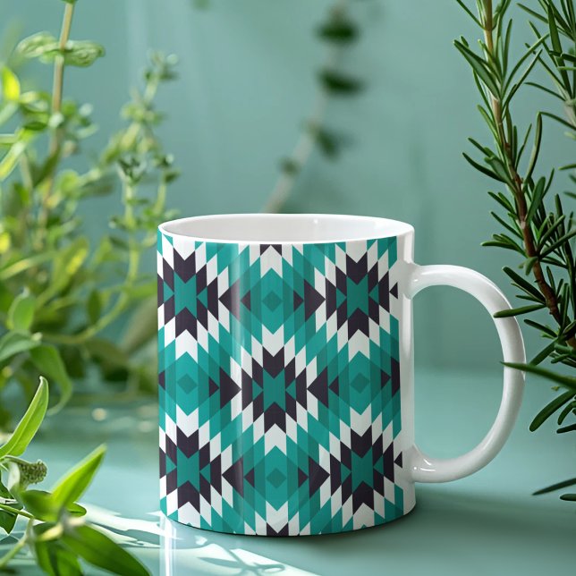 Traditionelles Azteken-Muster Kaffeetasse (Mugs)