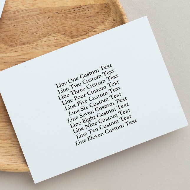 Traditionelles benutzerdefiniertes Unternehmen 11  Gummistempel (Von Creator hochgeladen)