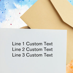 Traditionelles, benutzerdefiniertes Unternehmen 3 Permastempel