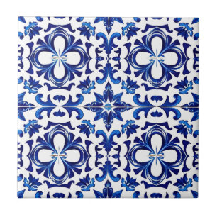 Traditionelles Blau und Weiß Portugiesische Kerami Fliese