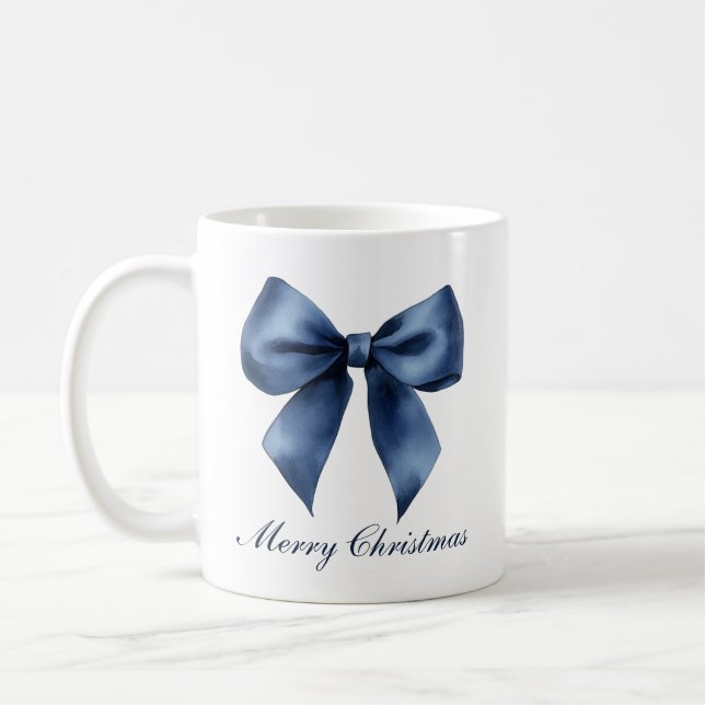 Traditionelles blaues Weihnachtsfest Kaffeetasse (Links)