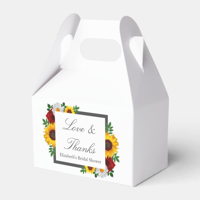 Traditionelles Brautparty Geschenkschachtel (Vorderseite)