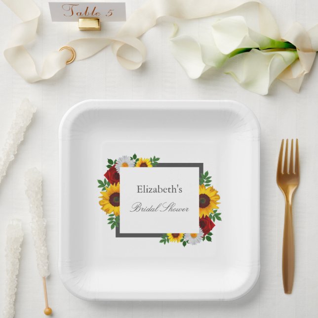 Traditionelles Brautparty Pappteller (Hochzeit)