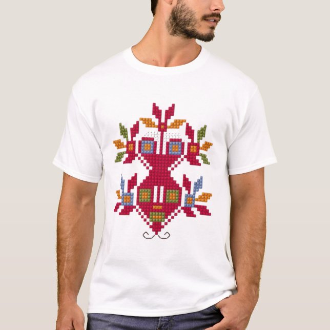Traditionelles bulgarisches Motiv T-Shirt (Vorderseite)
