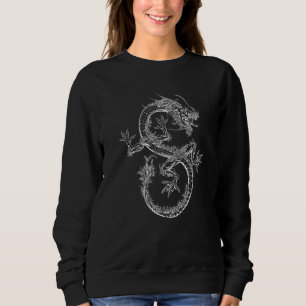 Traditionelles chinesisches Drachen-Symbol der Mac Sweatshirt