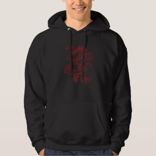 Traditionelles chinesisches Drachensymbol für Powe Hoodie