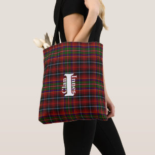 Traditionelles Clan Innes-Tartan Plaid Tasche