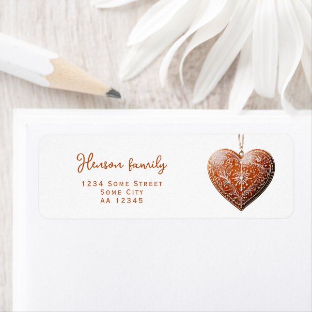 Traditionelles, dekoriertes Weihnachtsgebäck (Insitu)