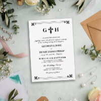 Traditionelles, elegant dekoratives Monogramm