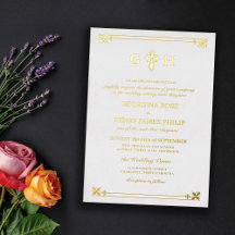 Traditionelles, elegant dekoratives Monogramm