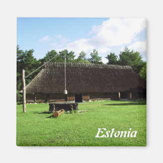 Traditionelles estnisches House Magnet