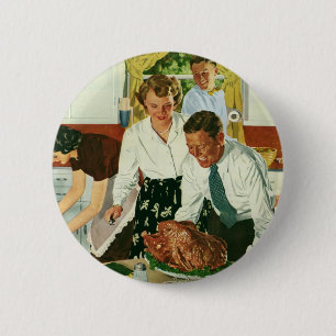 Traditionelles Familienkochen zum Erntedankfest in Button