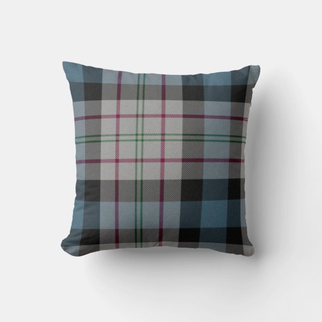 Traditionelles Ferguson Tartan Kariertes Kissen (Vorderseite)