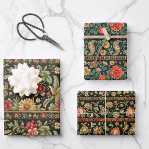 Traditionelles festliches Indianerreich Geschenkpapier Set