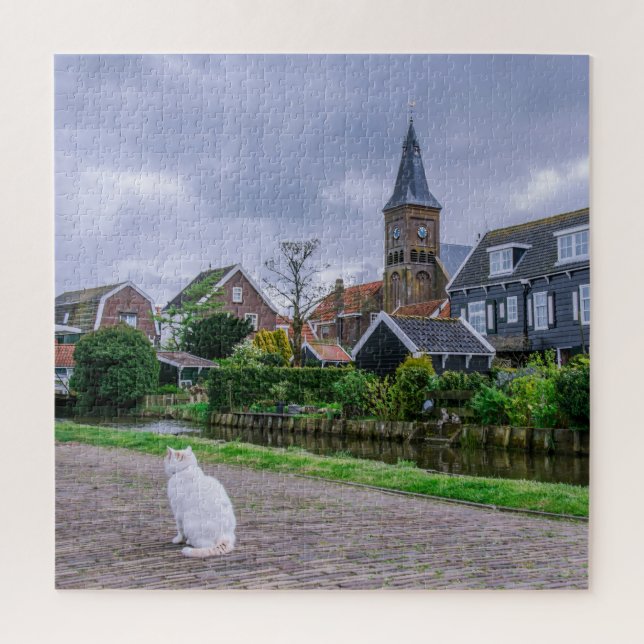 Traditionelles Fischerdorf Marken in den Niederlan (Vertikal)