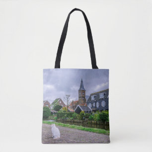 Traditionelles Fischerdorf Marken in den Niederlan Tasche