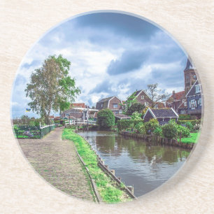 Traditionelles Fischerdorf Marken, Niederlande Getränkeuntersetzer